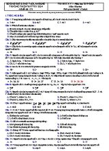 Đề thi học kỳ I môn Hóa học Lớp 10 - Mã đề 132 - Năm học 2019-2020 - Trường THCS - THPT Tây Sơn